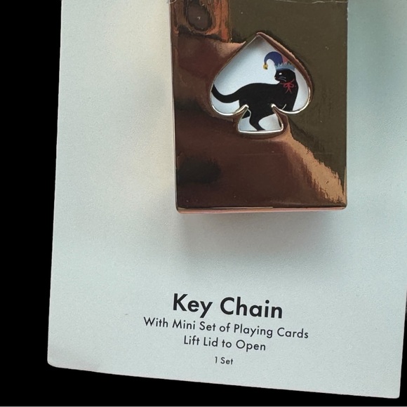 Kate spade x Target mini deck of cards bag charm keychain NWT - Picture 8 of 9